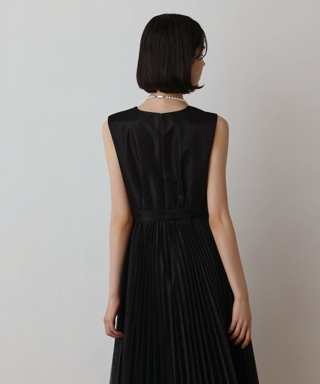 GRACE CONTINENTAL ブライトメッシュワンピース ブラック