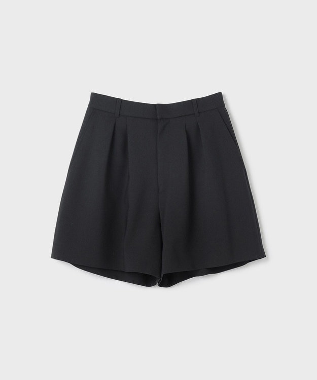 GRACE CONTINENTAL リネンライクショートパンツ ブラック