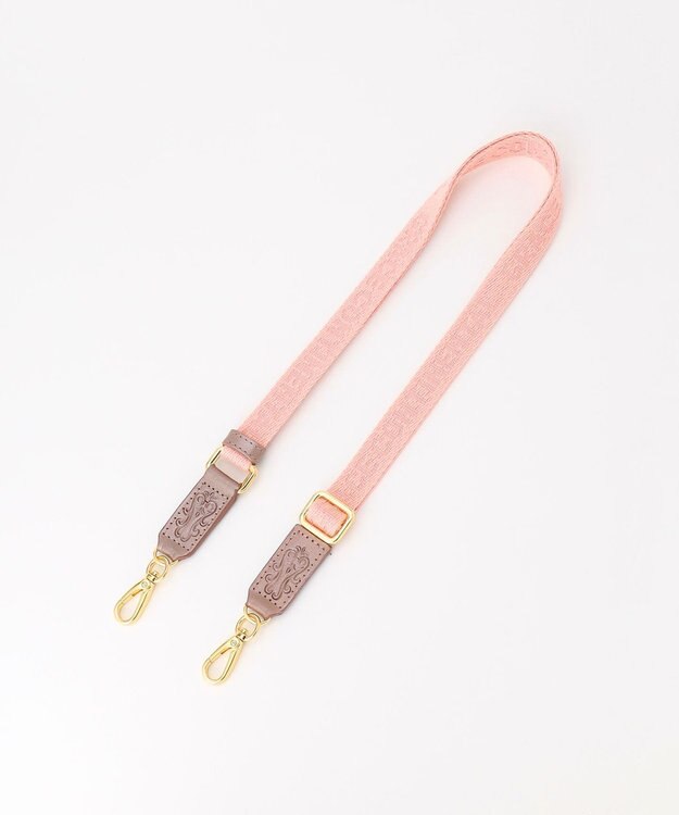GRACE CONTINENTAL ロゴショルダーストラップ３ ピンク