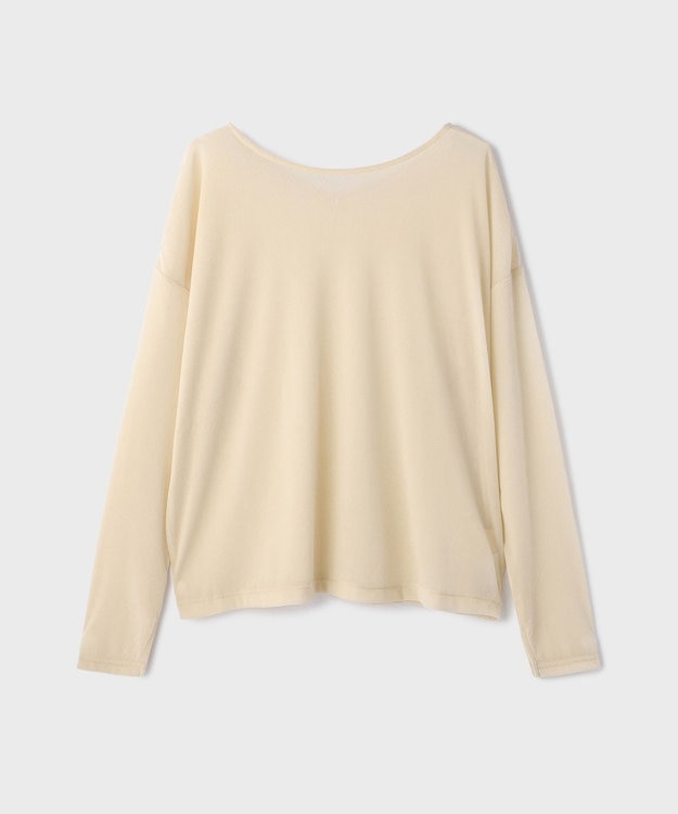 GRACE CONTINENTAL フロッキーオーバーカットトップ キナリ