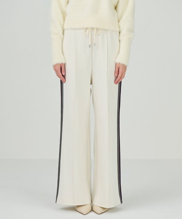 GRACE CONTINENTAL サイドラインポンチパンツ キナリ