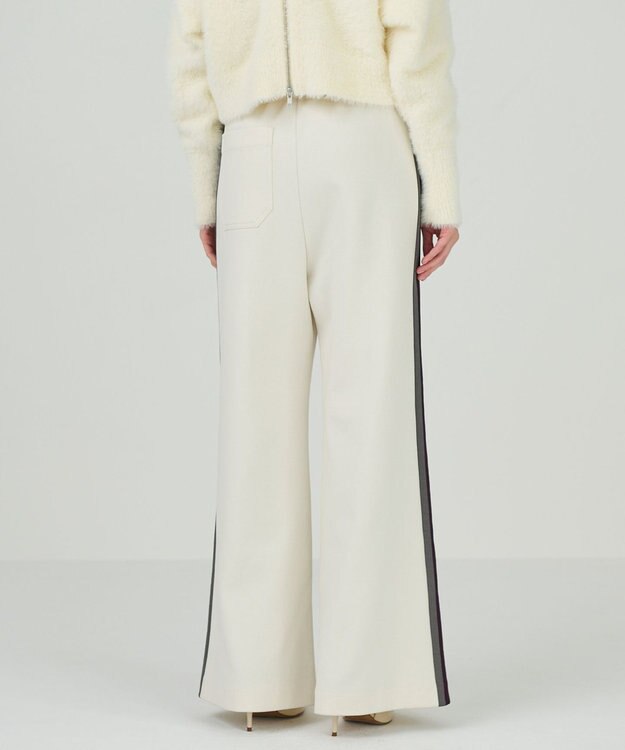 GRACE CONTINENTAL サイドラインポンチパンツ キナリ