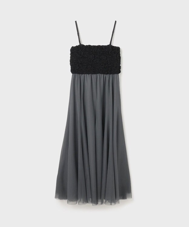 GRACE CONTINENTAL シャーリングベアドレス グレー