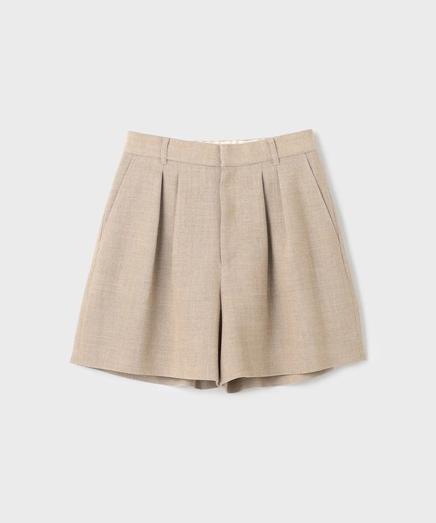 GRACE CONTINENTAL リネンライクショートパンツ ベージュ