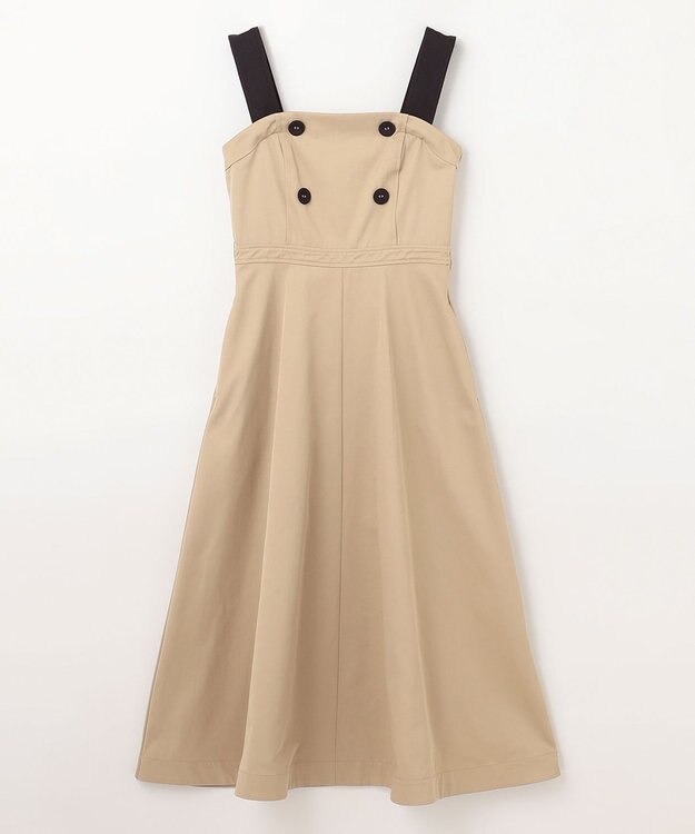 GRACE CONTINENTAL トレンチジャンパースカート ベージュ