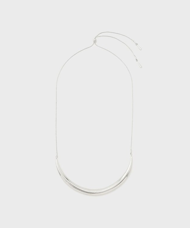 GRACE CONTINENTAL メタルカーブチョーカー シルバー