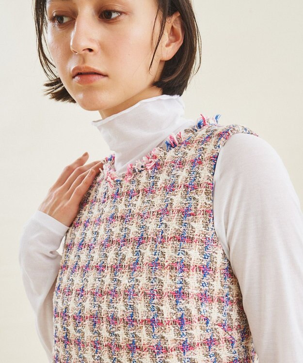 GRACE CONTINENTAL ツイードフレアワンピース ツイードフレアワンピース / GRACE CONTINENTAL | GRACE