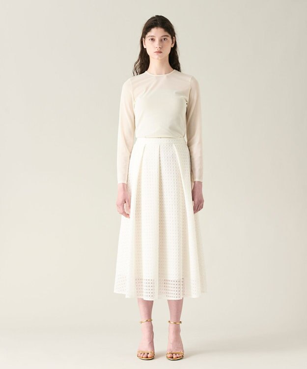 GRACE CONTINENTAL チュールシアートップ キナリ