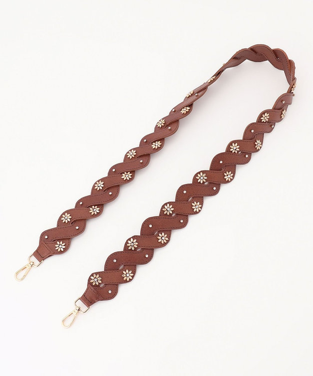 GRACE CONTINENTAL BijouSHOULDERStrap ダークブラウン