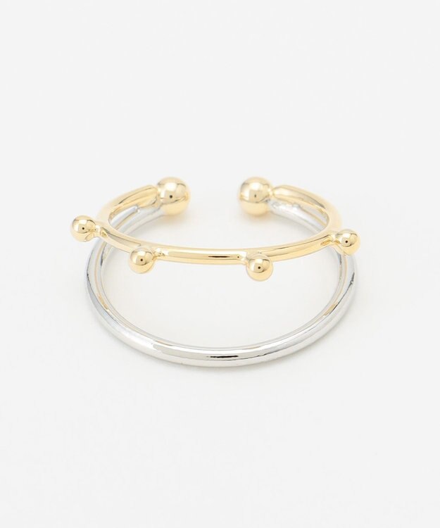 GRACE CONTINENTAL レイヤードイヤカフ バイカラー