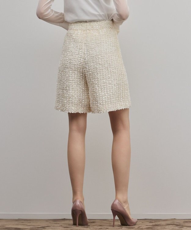 GRACE CONTINENTAL カットジャガードハーフパンツ キナリ