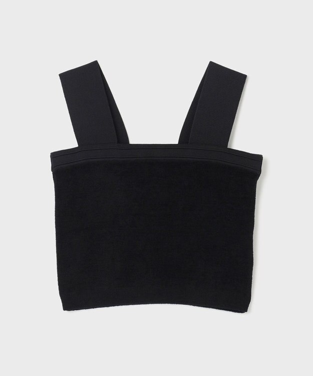 GRACE CONTINENTAL モールニットベアトップ ブラック