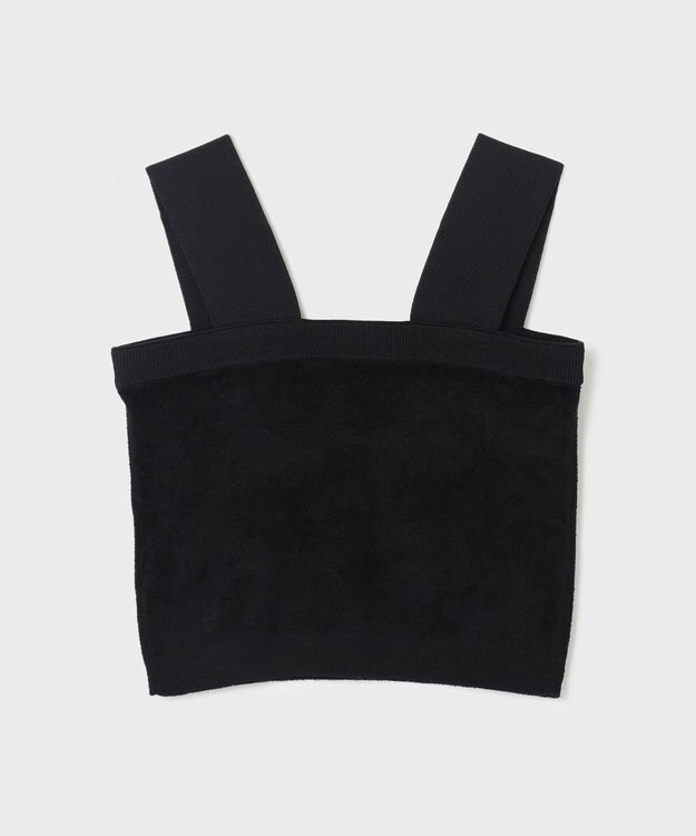 GRACE CONTINENTAL モールニットベアトップ ブラック