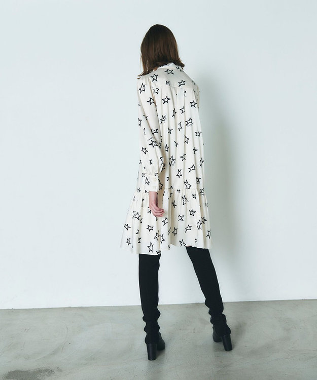 GRACE CONTINENTAL スタープリントミニワンピース キナリ