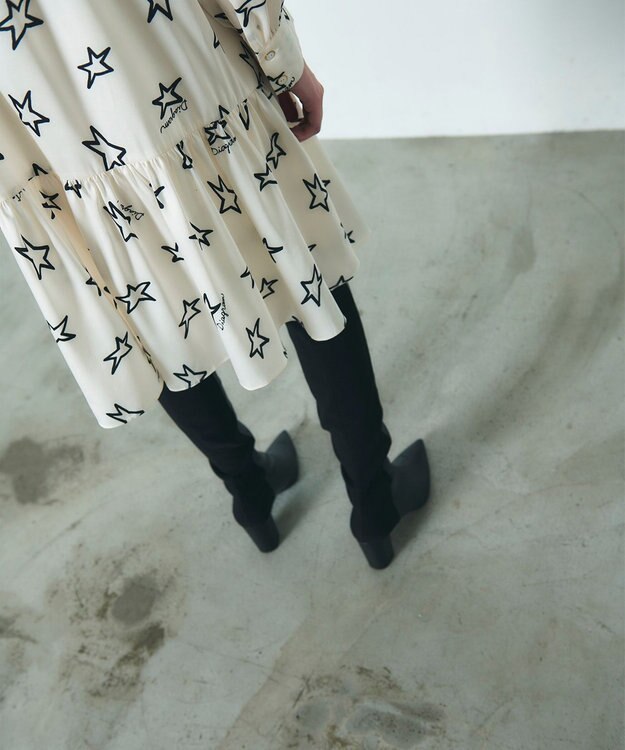 GRACE CONTINENTAL スタープリントミニワンピース キナリ