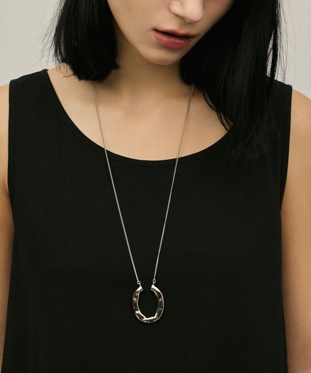 GRACE CONTINENTAL ヘムレースカットトップ ブラック