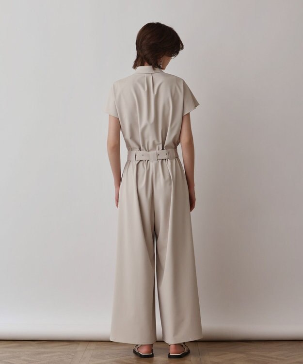 GRACE CONTINENTAL シャツオールインワン ベージュ