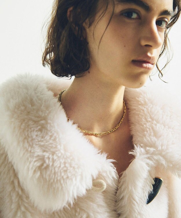 GRACE CONTINENTAL ウールボアショートコート キナリ