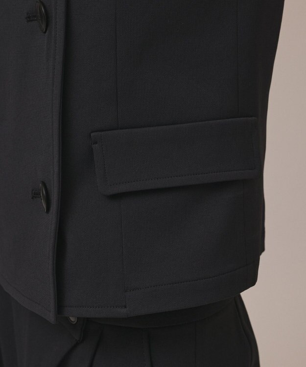 GRACE CONTINENTAL コンパクトジャケットトップ ブラック