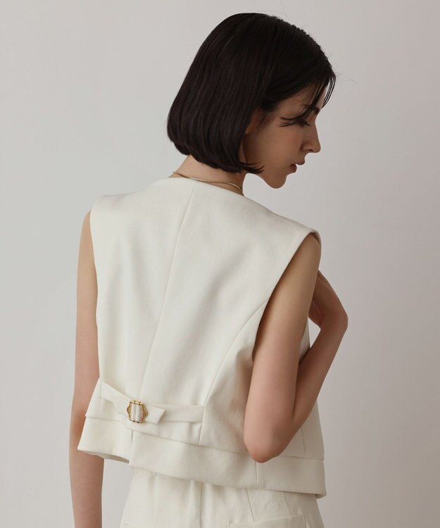 GRACE CONTINENTAL オックスショートジレ キナリ