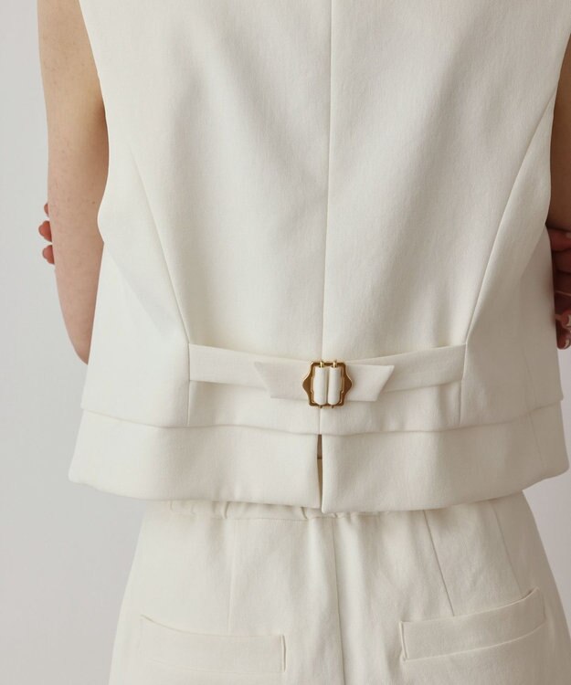 GRACE CONTINENTAL オックスショートジレ キナリ