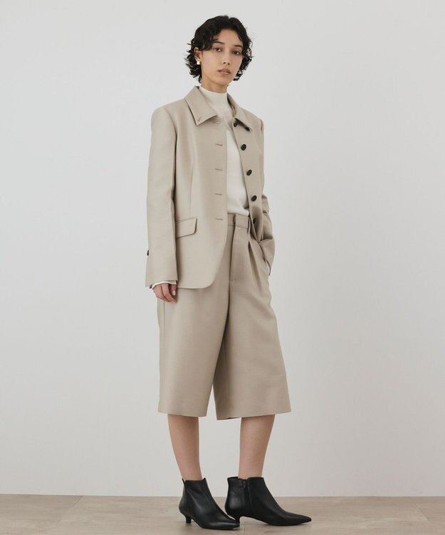 GRACE CONTINENTAL ウールシルクジャケット ベージュ