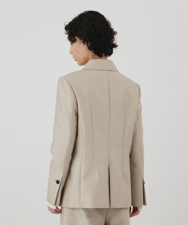 GRACE CONTINENTAL ウールシルクジャケット ベージュ