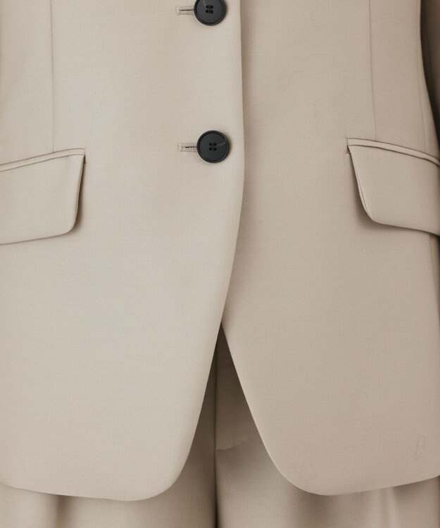 GRACE CONTINENTAL ウールシルクジャケット ベージュ