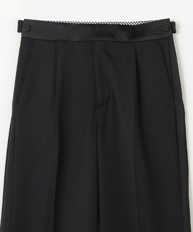 GRACE CONTINENTAL タキシードワイドパンツ ブラック