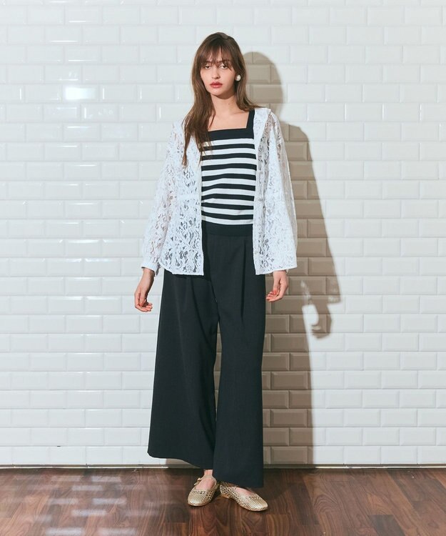 GRACE CONTINENTAL コードレースフーディ ホワイト