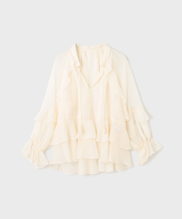 Grace continental シホンブラウス ストール付シフォンブラウス / GRACE CONTINENTAL | GRACE