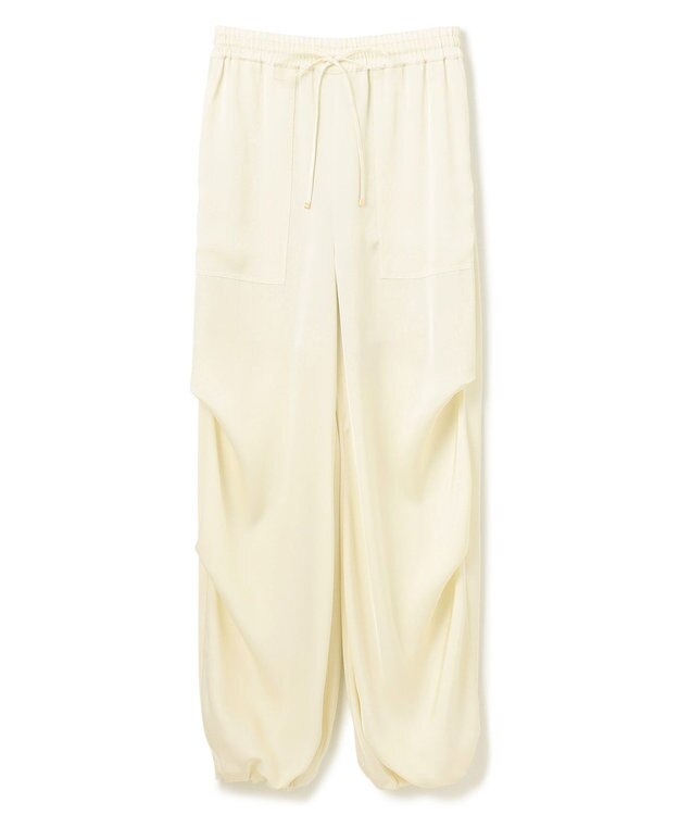 GRACE CONTINENTAL サテンワークパンツ キナリ