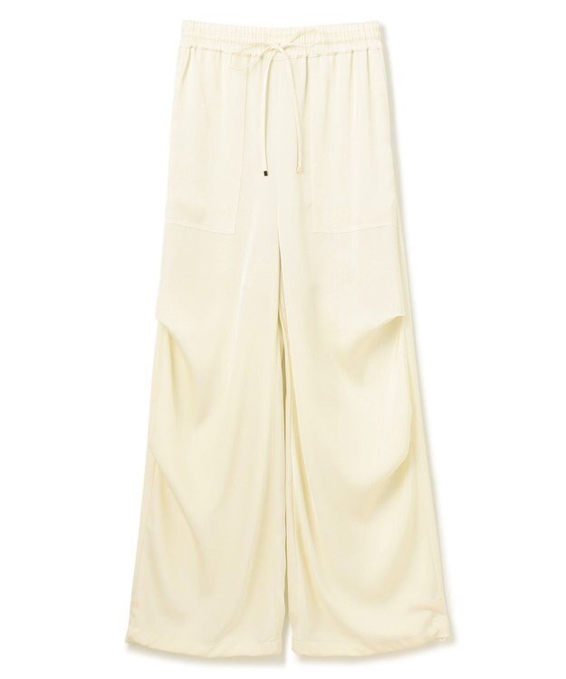 GRACE CONTINENTAL サテンワークパンツ キナリ