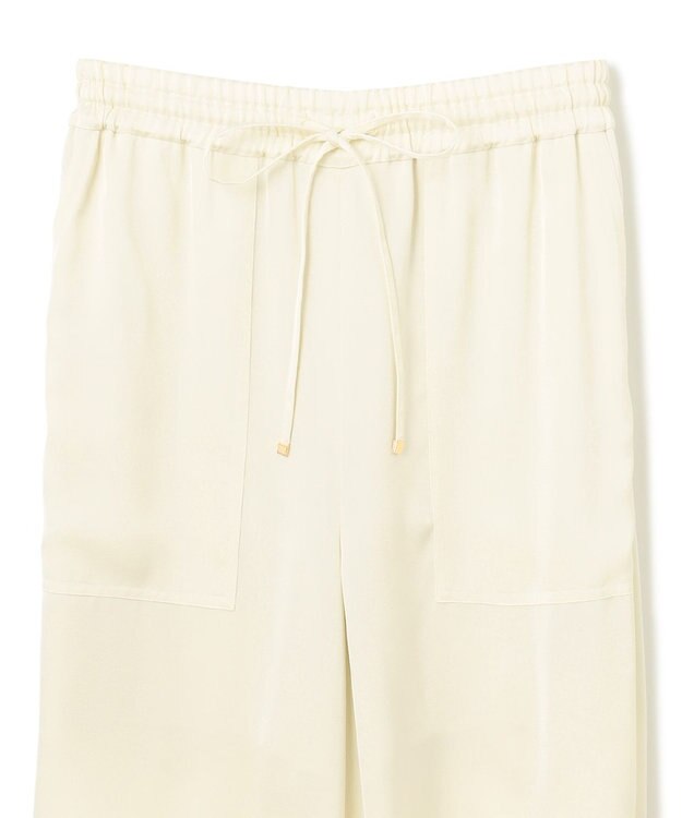 GRACE CONTINENTAL サテンワークパンツ キナリ