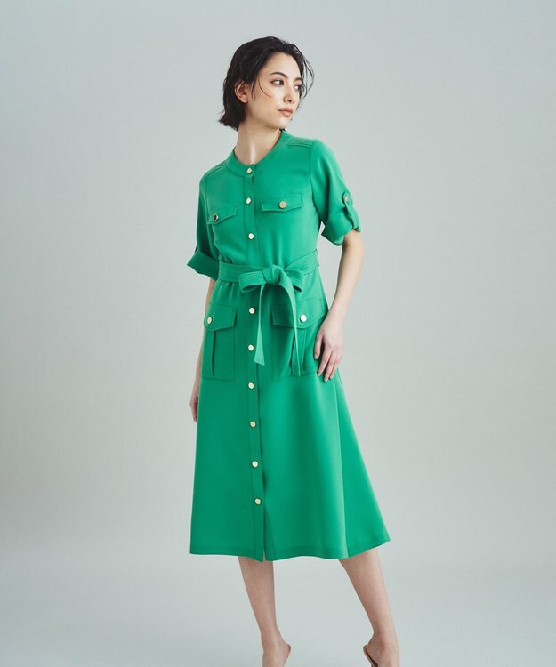 【新品✨】定価47,000円❤️グレースクラス✨サイズ36✨プリーツワンピース サイドギャザーロングワンピース / GRACE CONTINENTAL | GRACE