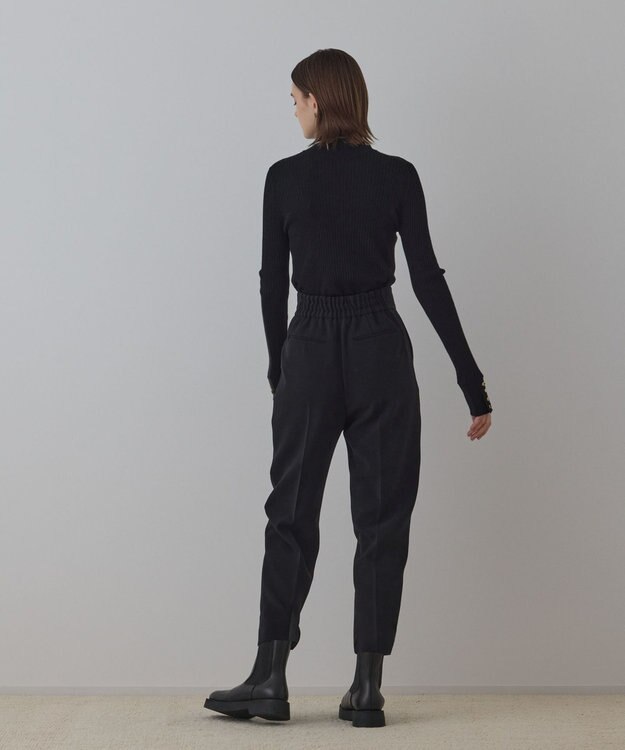 GRACE CONTINENTAL ウールハイゲージニットトップ ブラック