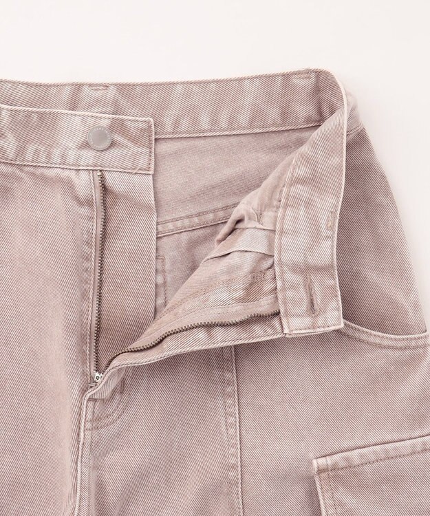 GRACE CONTINENTAL コクーンデニムカーゴパンツ グレー