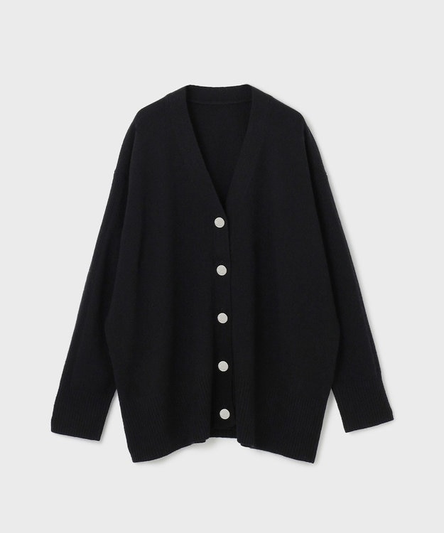 GRACE CONTINENTAL クーマラムニットカーディガン ブラック