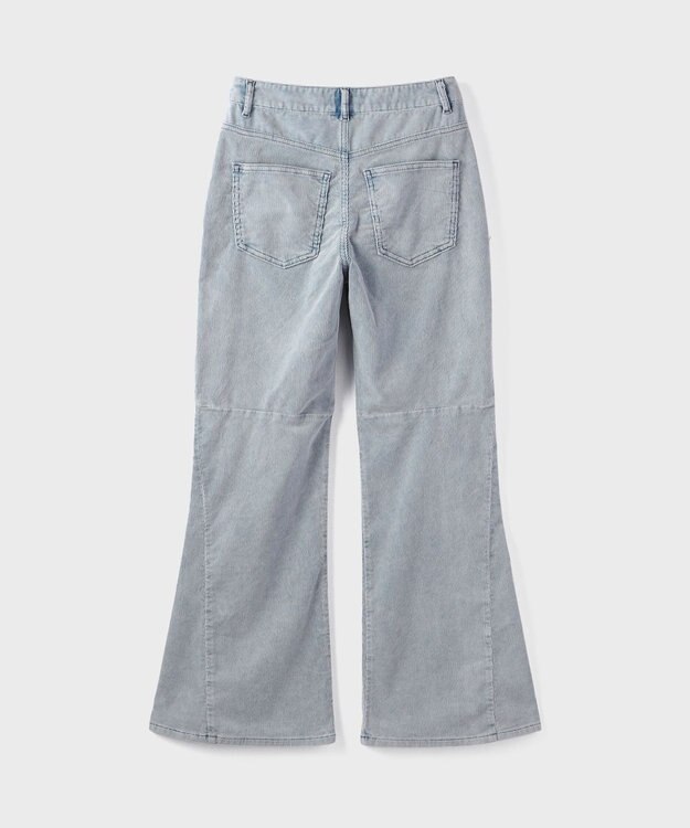 GRACE CONTINENTAL コーデュロイフレアパンツ ブルー