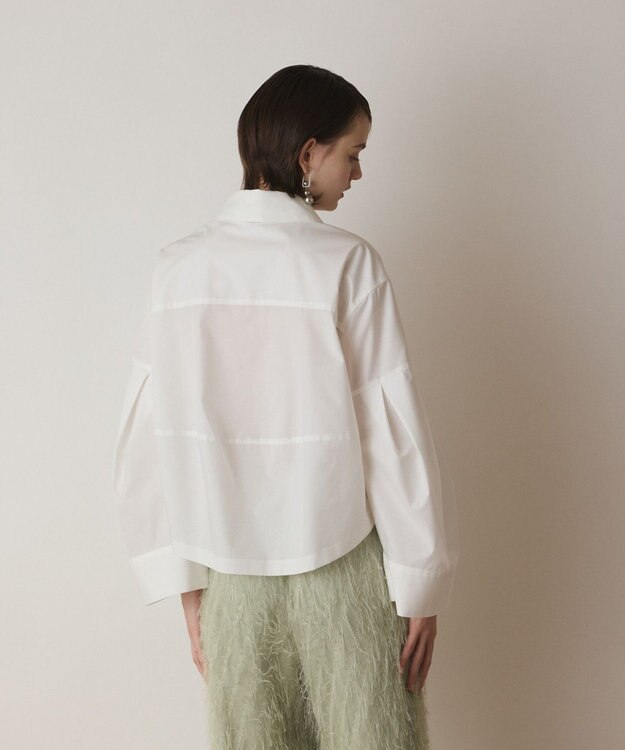 GRACE CONTINENTAL ビッグスリーブシャツ ホワイト