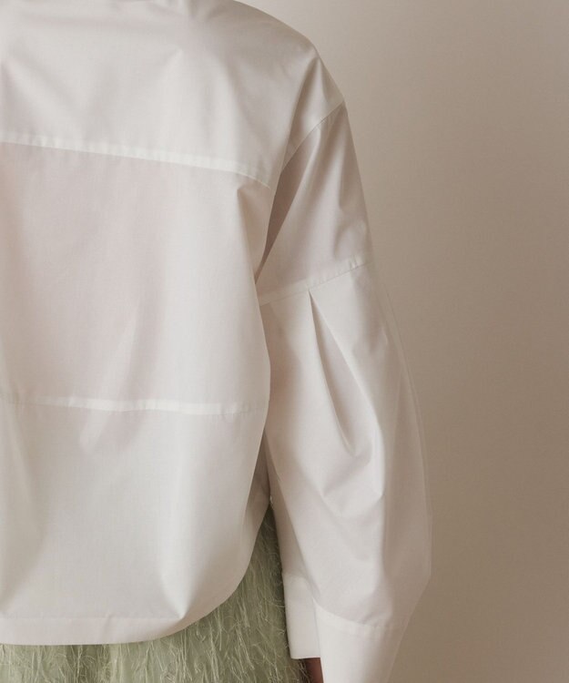 GRACE CONTINENTAL ビッグスリーブシャツ ホワイト