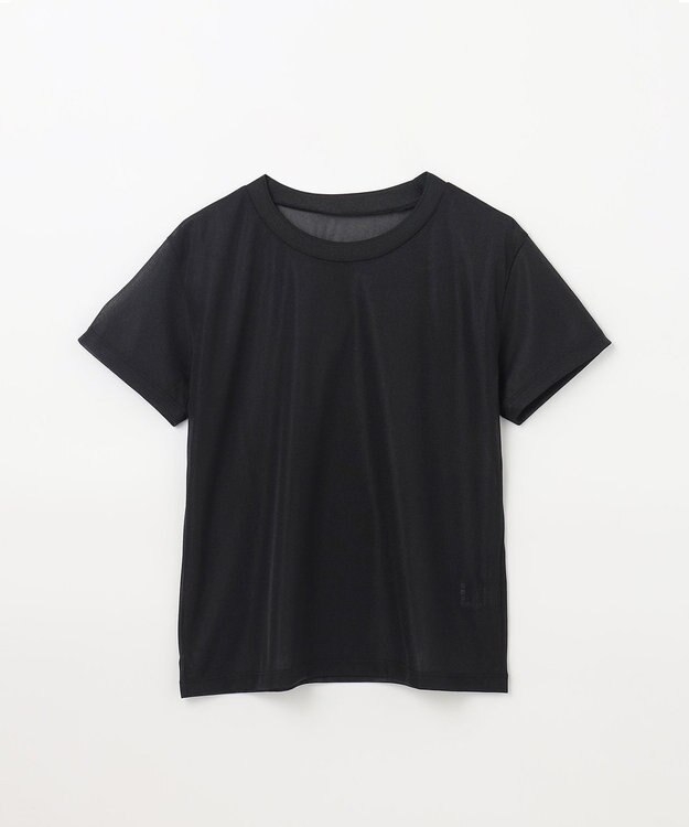 GRACE CONTINENTAL シアークルーカットトップ ブラック