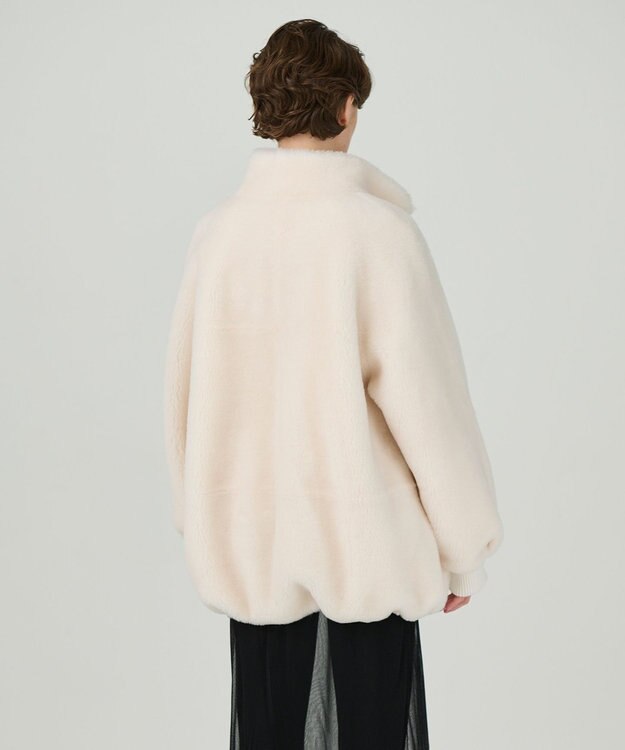 GRACE CONTINENTAL ウールボアブルゾン キナリ