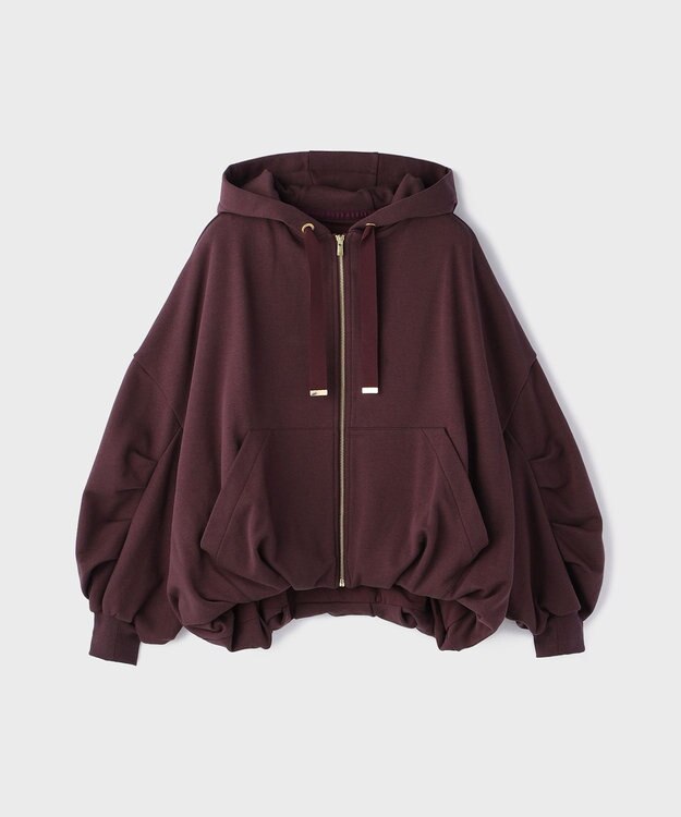 GRACE CONTINENTAL バル－ン裏毛パ－カ－ ブラウン