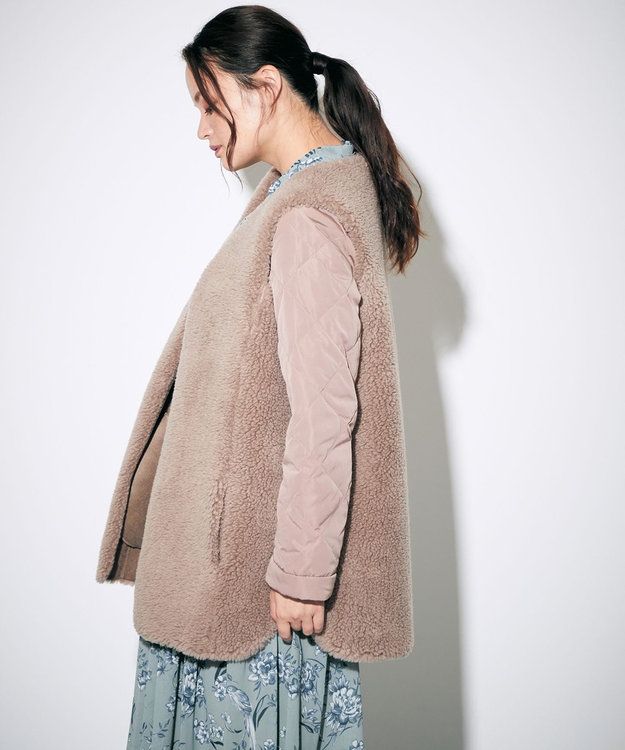 GRACE CONTINENTAL ベストレイヤードジャケット ベストレイヤードジャケット / GRACE CONTINENTAL | GRACE