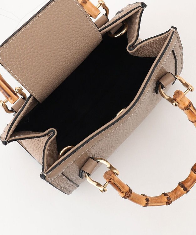 GRACE CONTINENTAL MaisonVincent バンブーハンドルバッグ ベージュ