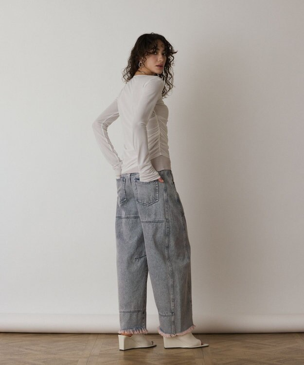 GRACE CONTINENTAL レイヤードカットトップ ホワイト