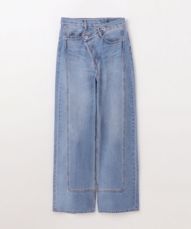 GRACE CONTINENTAL ラップデニムパンツ インディゴ