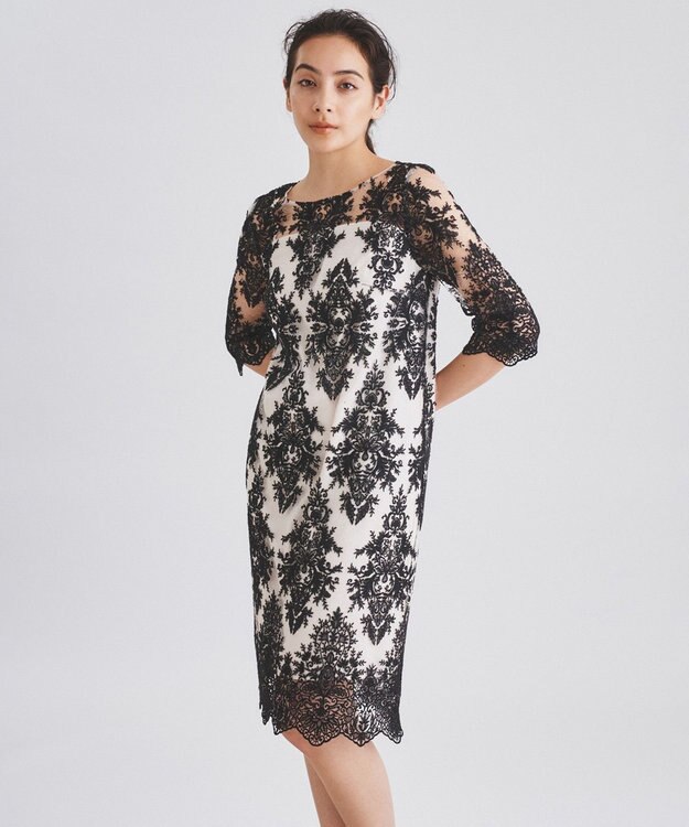 GRACE CONTINENTAL 【オンライン限定ドレス】Gigi ブラック