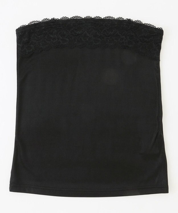 GRACE CONTINENTAL 箔プリントレースベアトップ ブラック